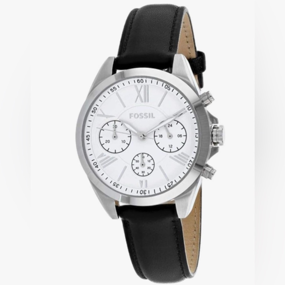 Fossil Watch (BQ3122) Stainless Steel Black Chronograph Watch